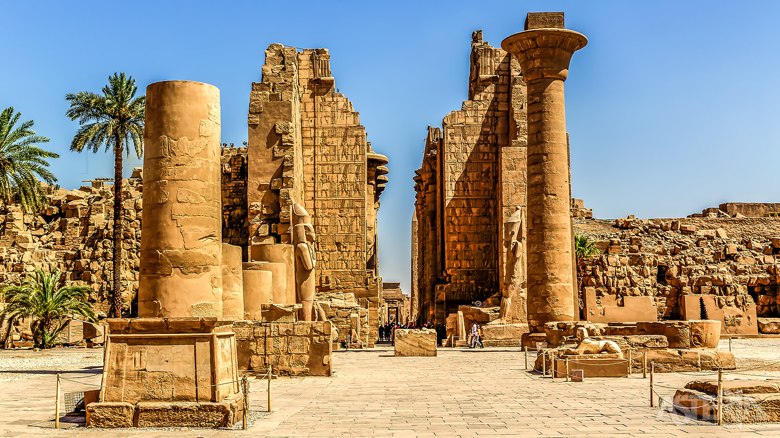 Het complex van Karnak is één van de grootste tempelcomplexen ter wereld