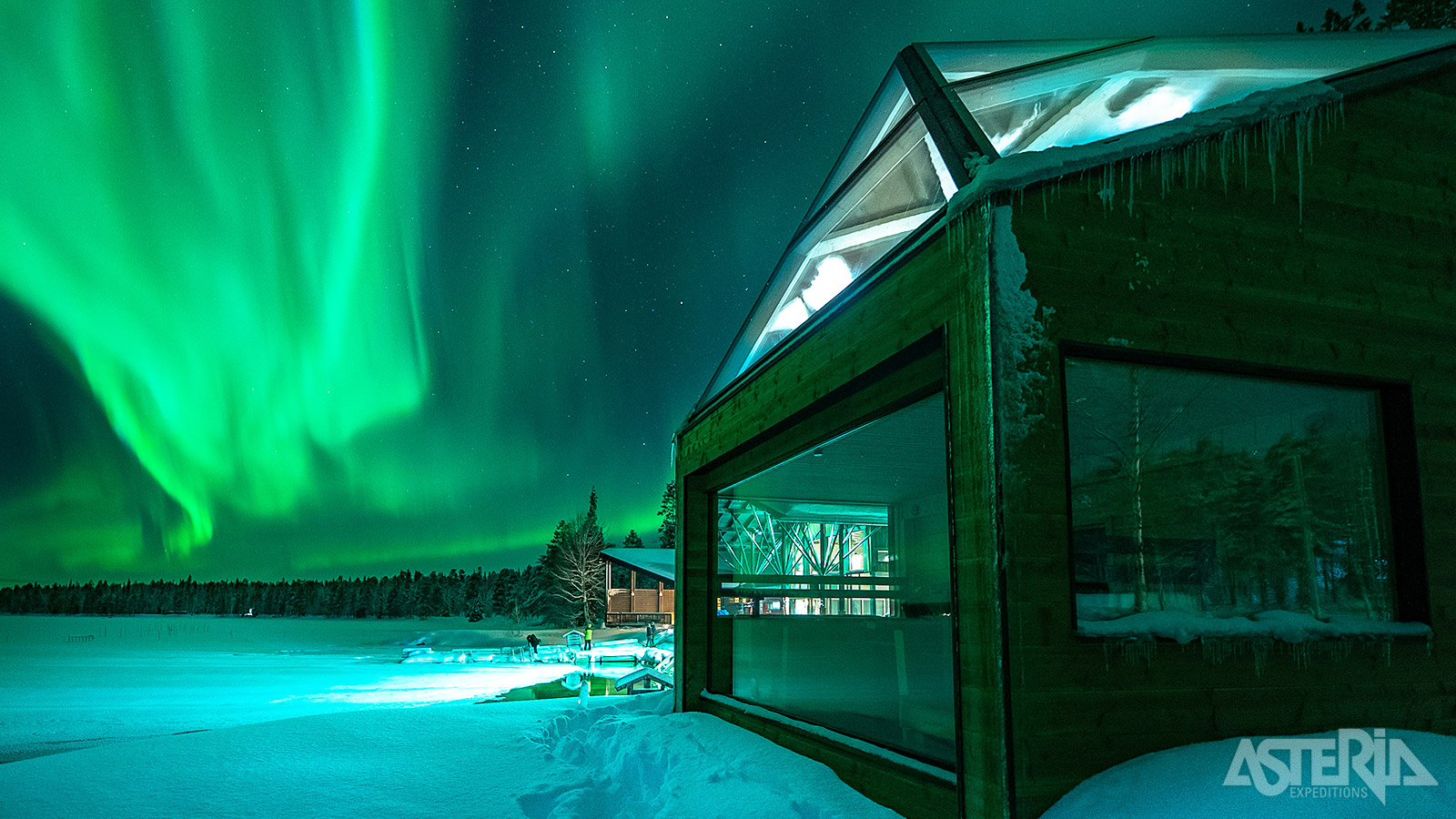 Breng een onvergetelijke nacht door in de wellness en luxe van een Arctic Firefox Lodge - Facultatief