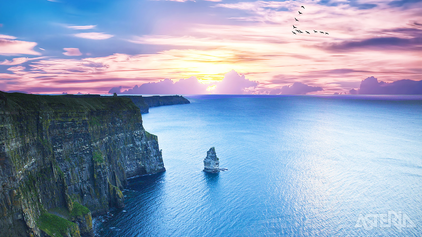 De iconische Cliffs of Moher in het graafschap Clare zijn de meest bezochte natuurlijke attractie van Ierland