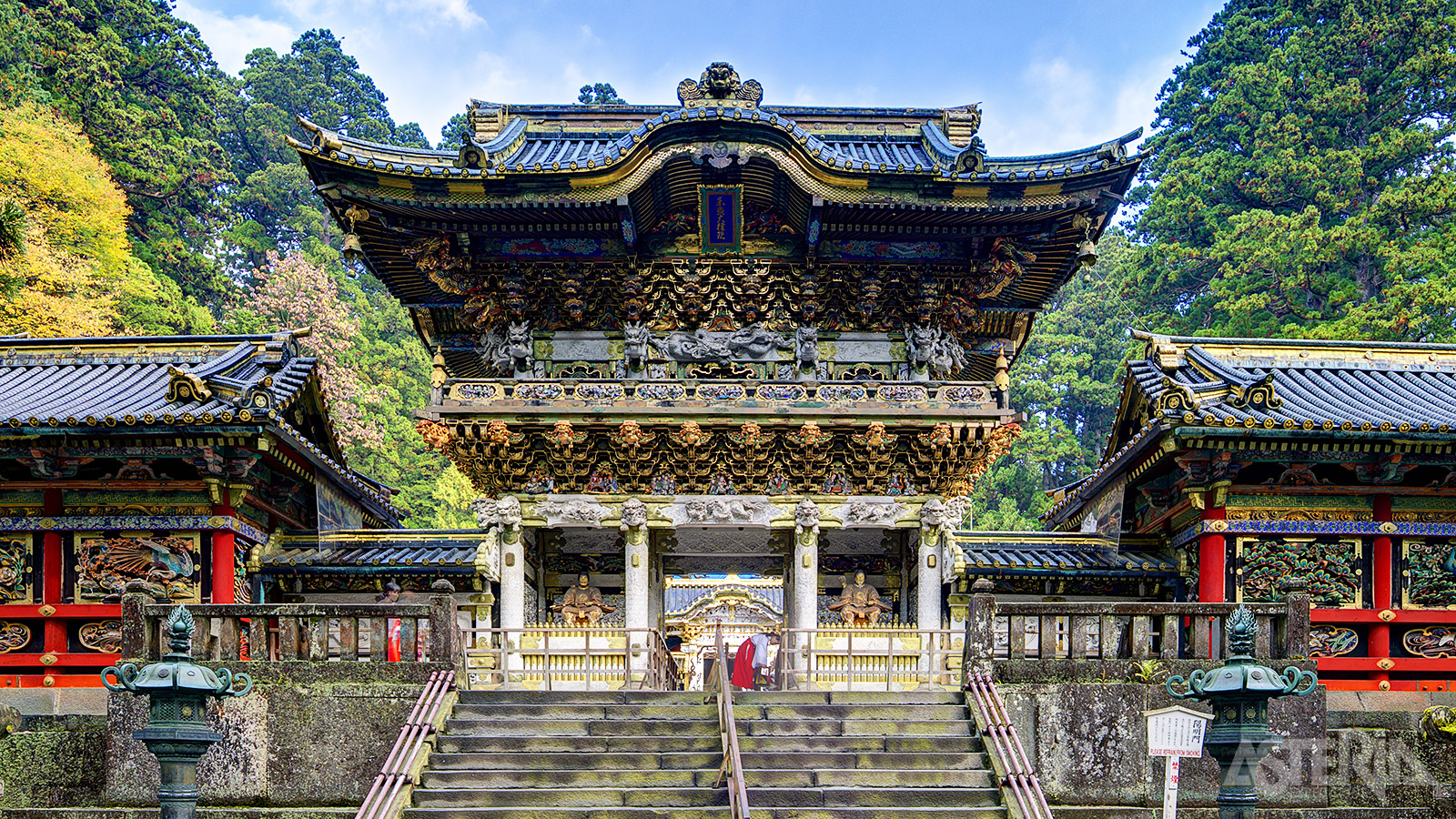 De Rinno-ji tempel uit de 8e eeuw is de grootste boeddhistische tempel in Nikko