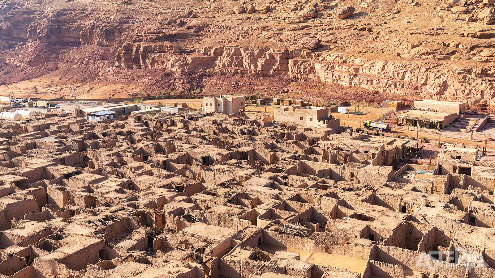 De Oude Stad van AlUla was in de 12de eeuw een belangrijke nederzetting langs de pelgrimsroute van Damascus naar Mekka