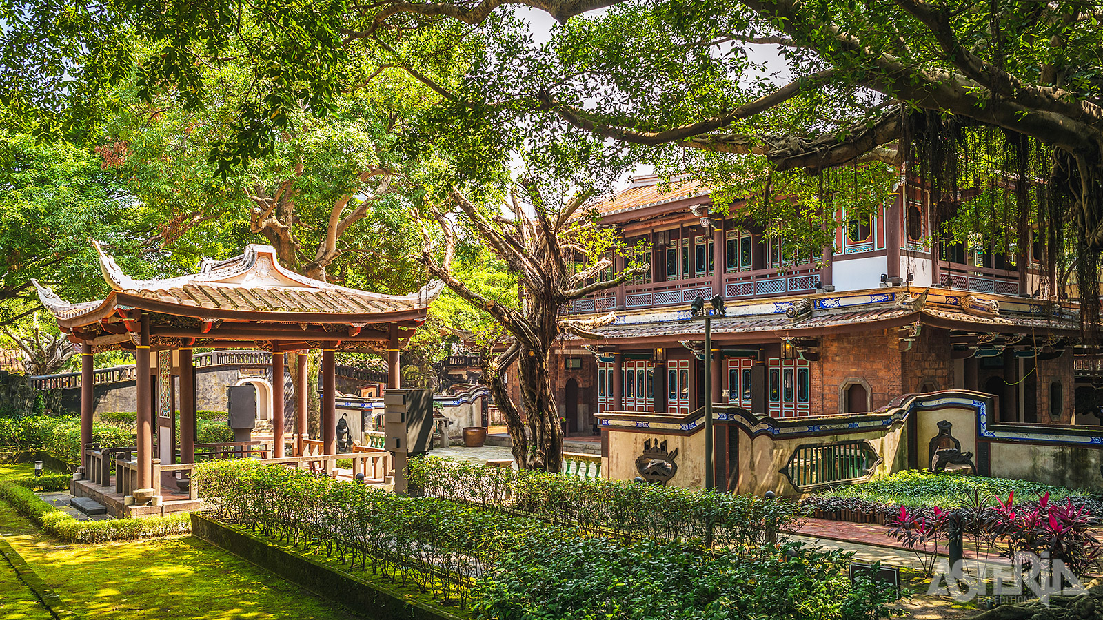De elegante Lin Family Historical Mansion in Banqiao met prachtige bijhorende tuin