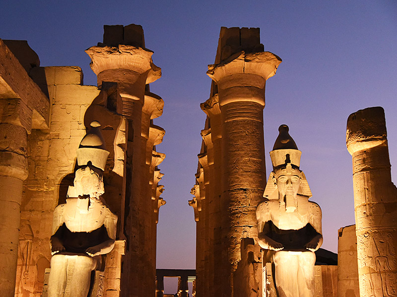 Karnak en Luxor vormen het ceremoniële hart van het oude Egypte