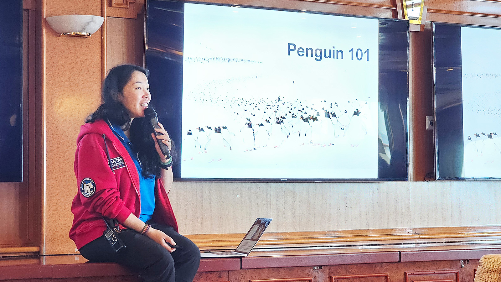 Serena gunt ons een blik in het leven en laten leven van de pinguïns
