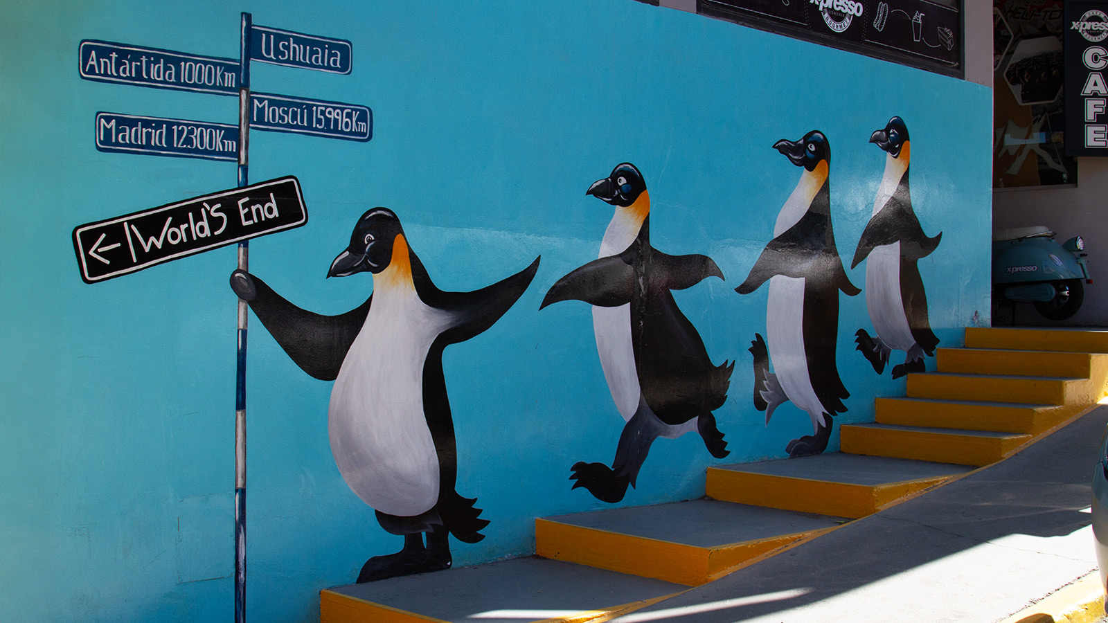 De afstand tussen Ushuaia en Brussel bedraagt zo’n 14.458 km