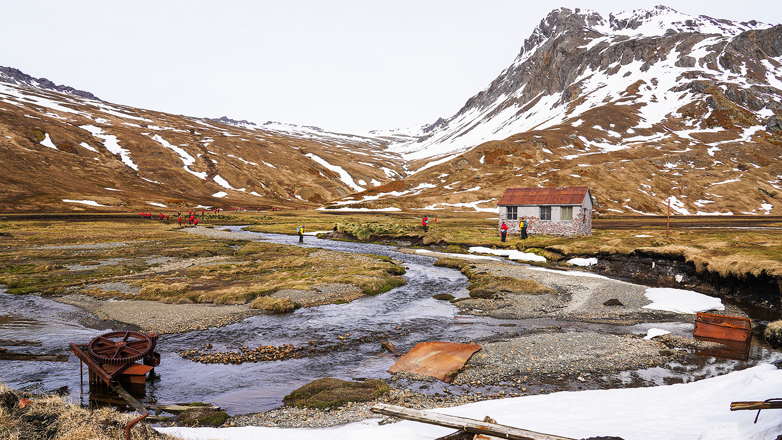 Ocean Harbour was kleiner dan Grytviken of Leith Harbour, maar strategisch belangrijk voor Noorse walvisvaarders