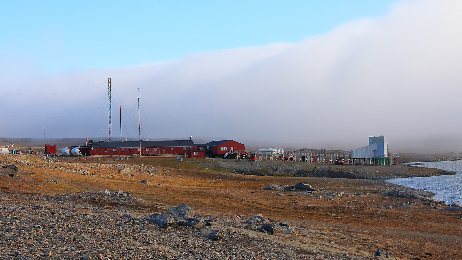 Danmark Havn, een meteorologisch station dat weergegevens verzamelt in één van de meest onherbergzame gebieden