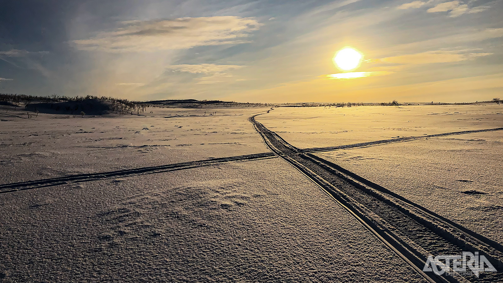 Vanuit Finland trek je de Noorse grens over tot aan de Arctische Oceaan