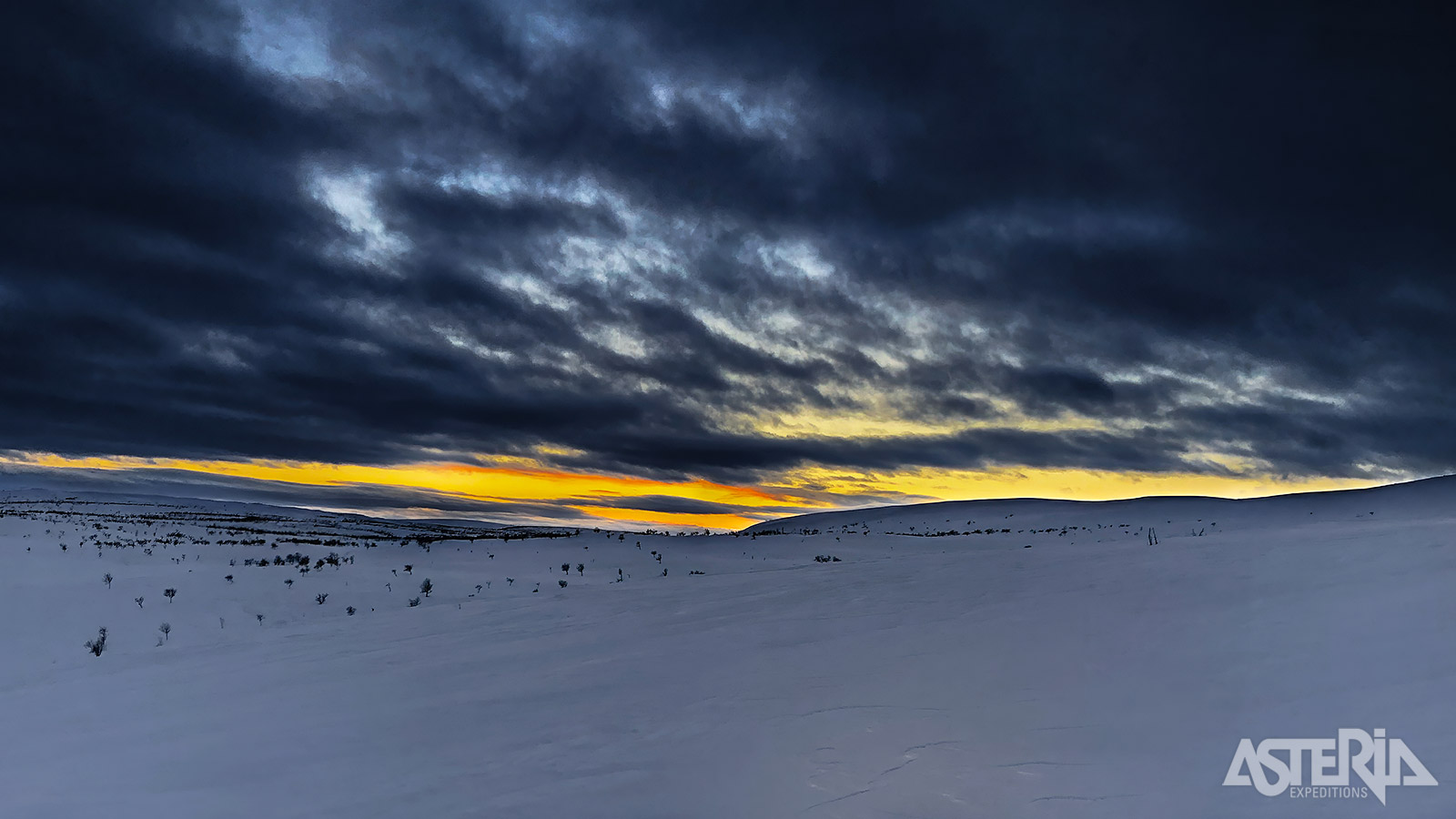 De tocht neemt je mee door de veelzijdige landschappen van Fins en Noors Lapland