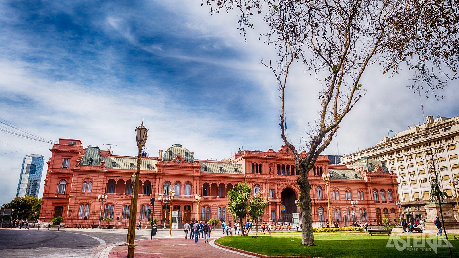 Het Casa Rosada aan de Plaza de Mayo is het werkpaleis van de Argentijnse president in de hoofdstad Buenos Aires