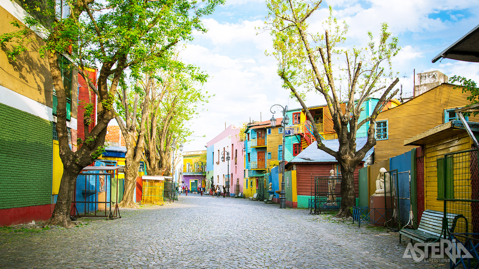 La Boca in Buenos Aires, beroemd om zijn kleurrijke en pittoreske huizen