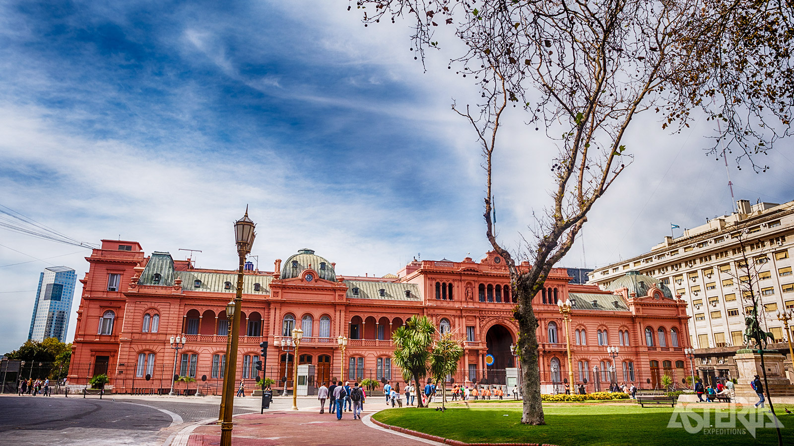 Het Casa Rosada is het werkpaleis van de Argentijnse president in de hoofdstad Buenos Aires