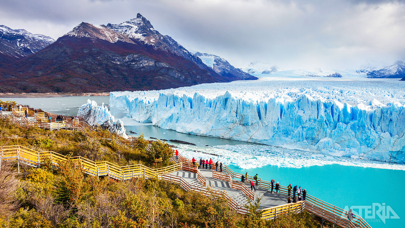 De Perito Moreno is de meest spectaculaire gletsjer van het Nationaal Park de Los Glaciares