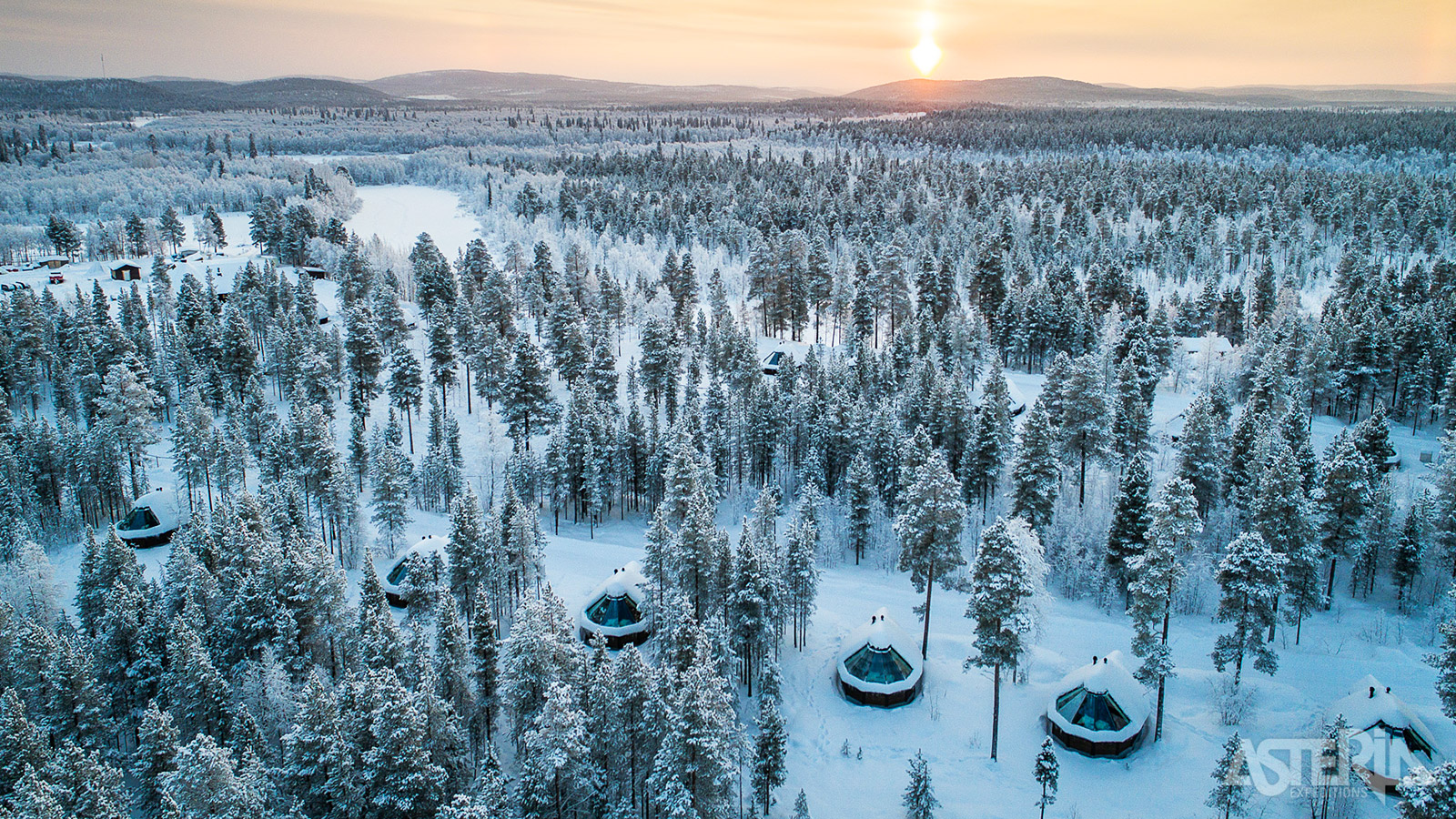 Het Aurora Villa Ivalo beschikt over een 25-tal Aurora Cabins en Suites met capaciteit voor maximaal 6 personen