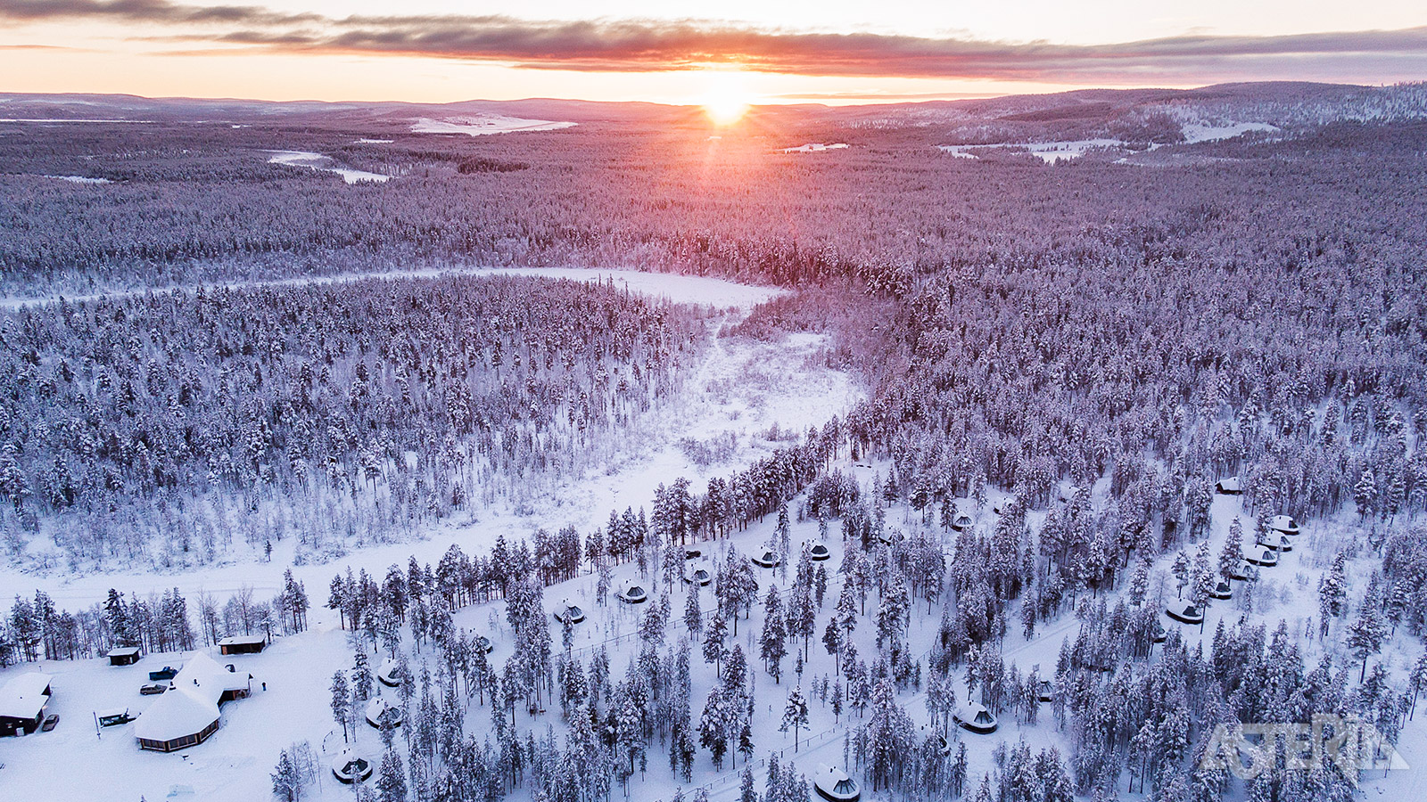 Het Aurora Vilage Ivalo is een familiebedrijf midden in de ongerepte Lapse natuur
