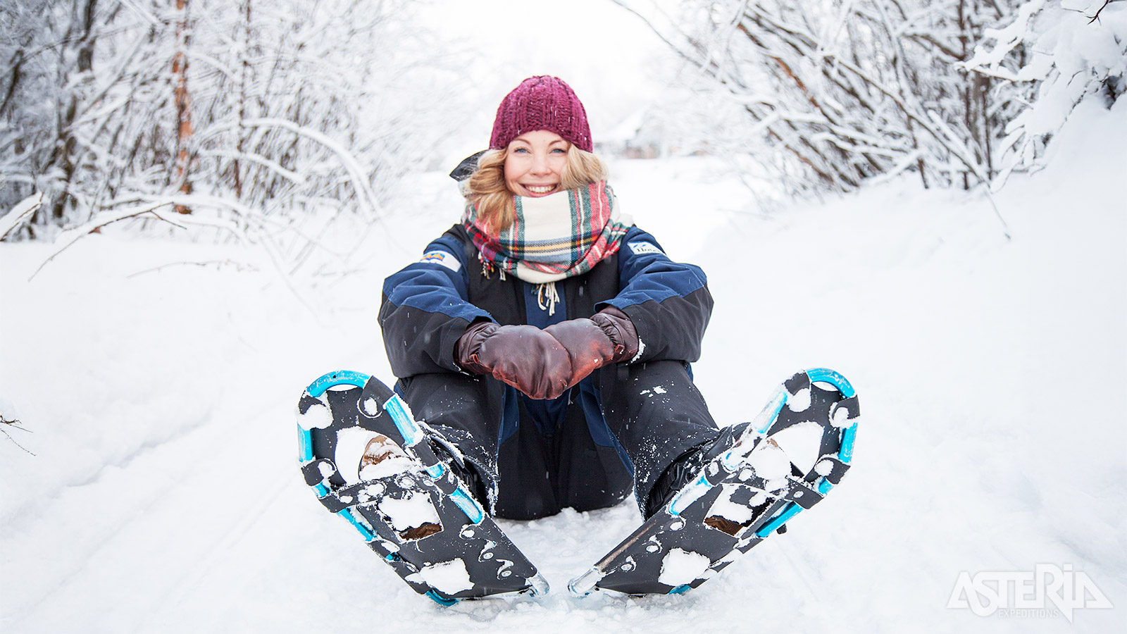 Trek eropuit met sneeuwschoenen - Facultatief