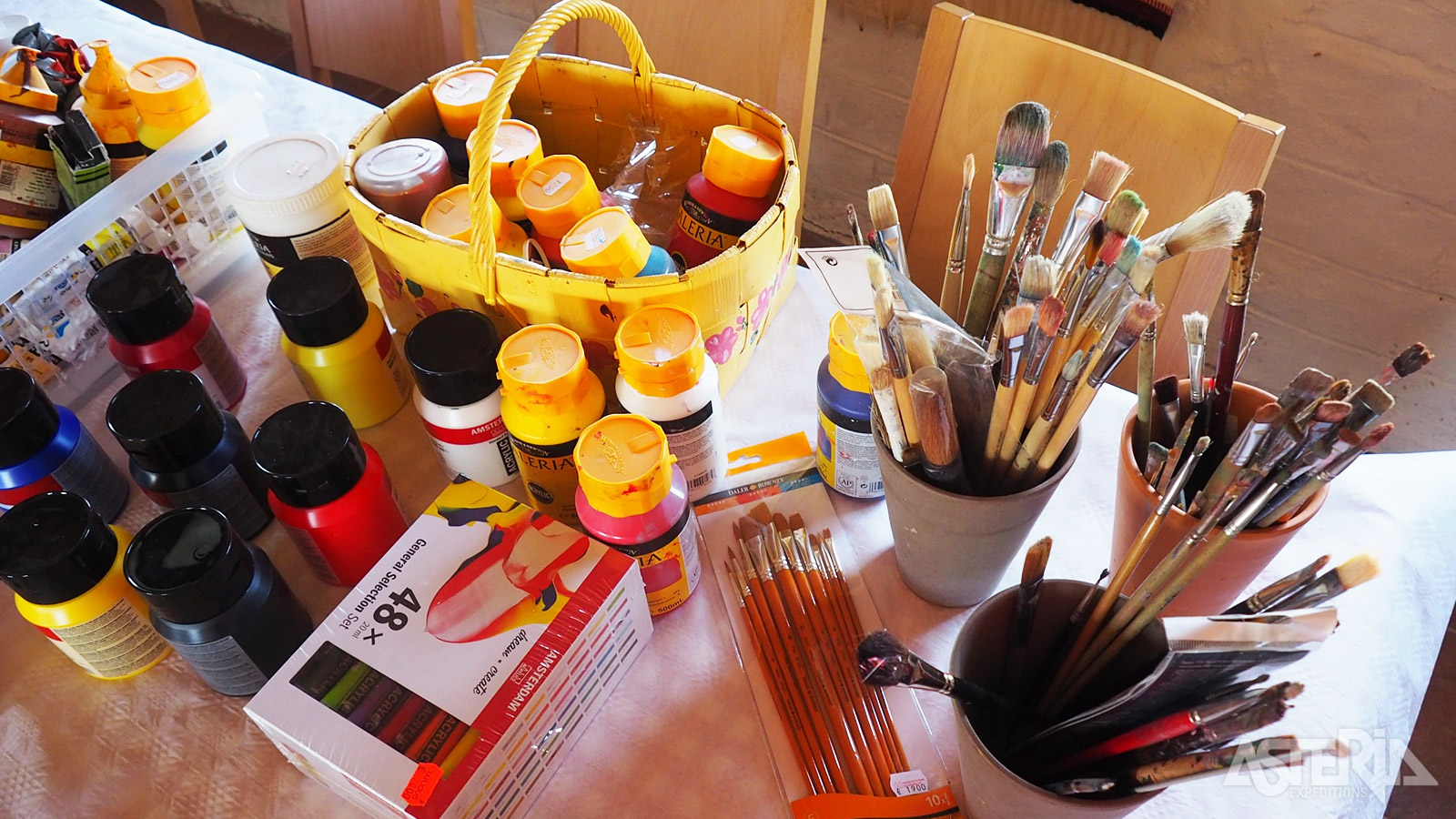 Tijdens een workshop kan je je creativiteit de vrije loop laten