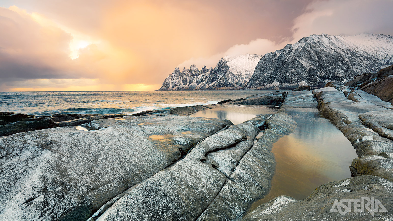 Besneeuwde landschappen op Senja, één van de mooiste bestemmingen van Noord-Noorwegen