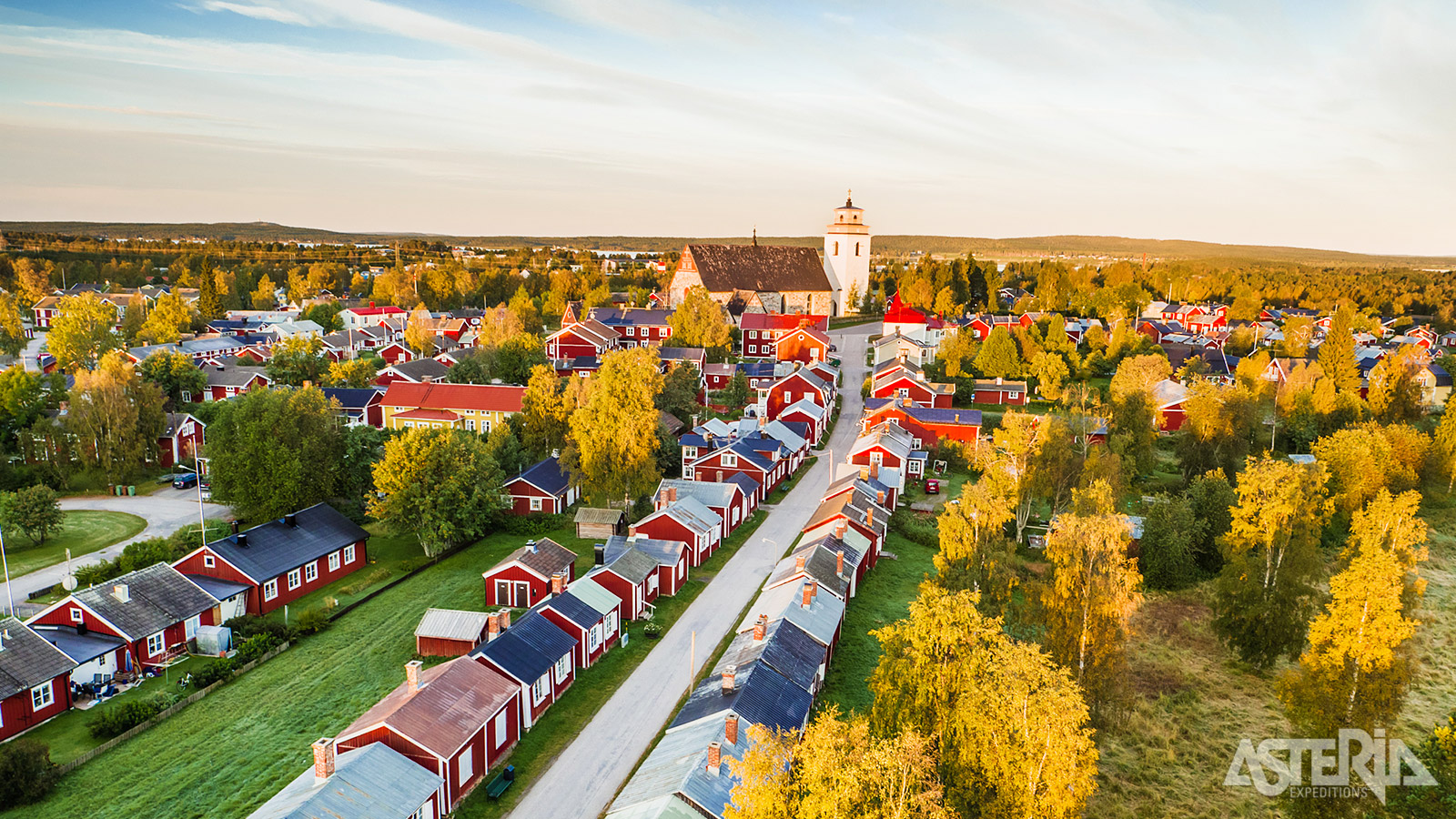 Gammelstad is één van de best bewaarde kerkstadjes van Scandinavië
