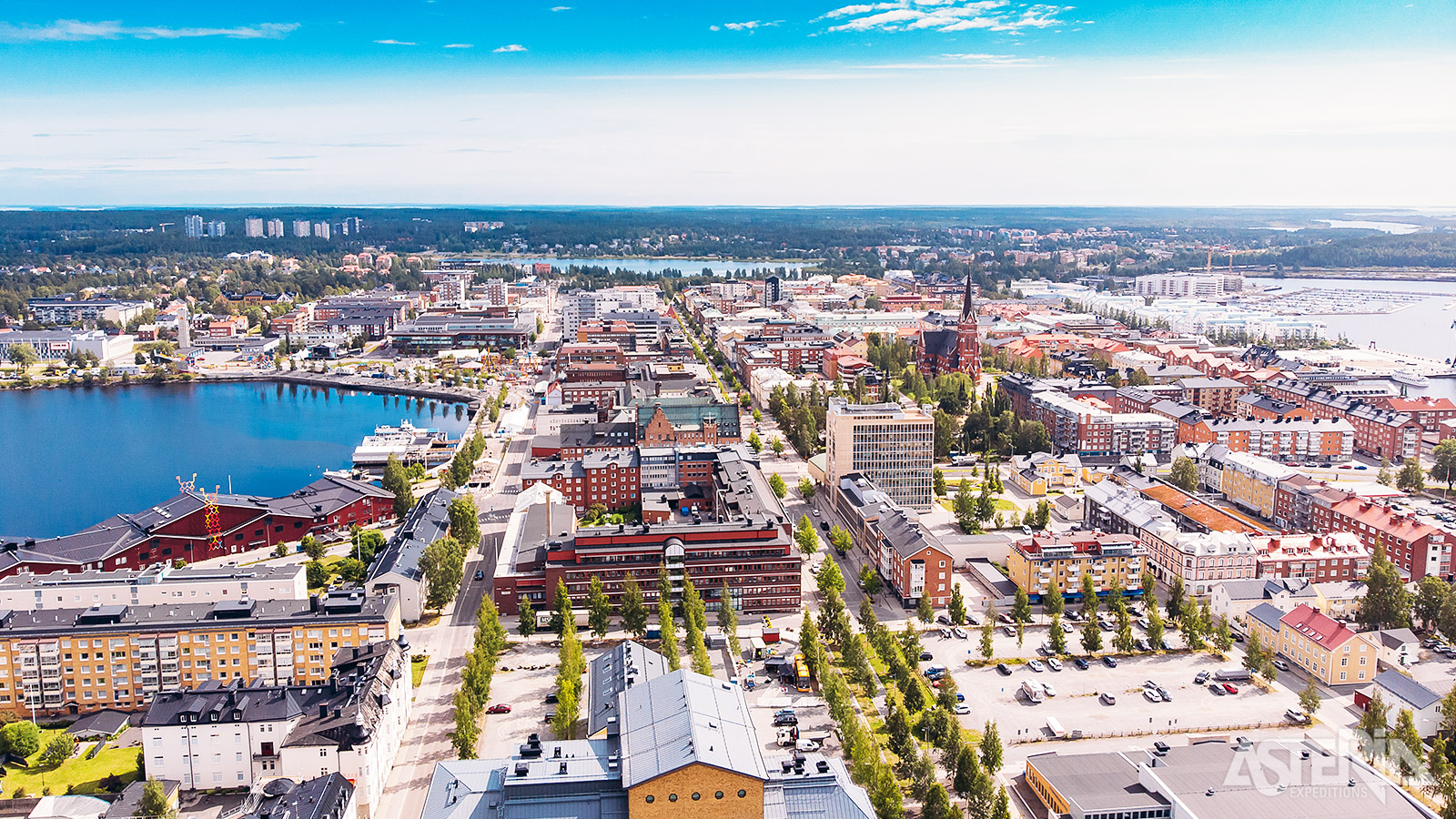 Luleå is een knooppunt voor handel en industrie, met een focus op innovatie en duurzaamheid