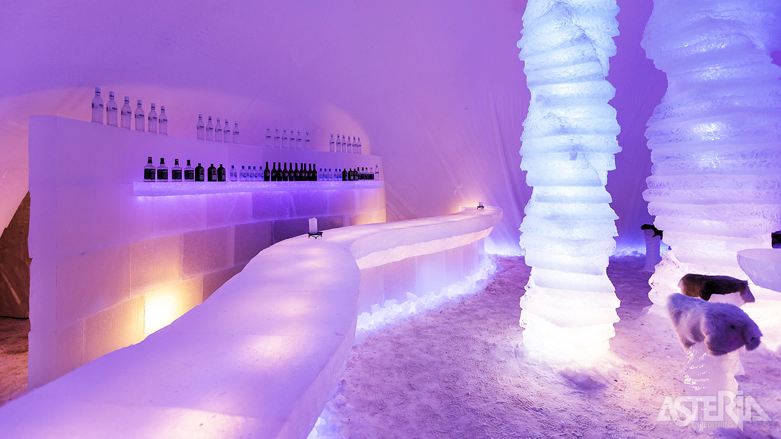 Voor liefhebbers van ijssculpturen en sneeuwkunst is een bezoek aan het Arctic SnowHotel een must