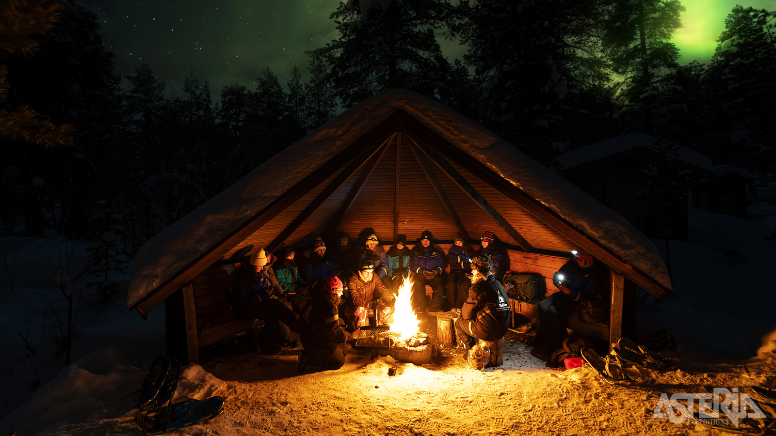 In een traditionele Sámi-hut proef je van lokale lekkernijen