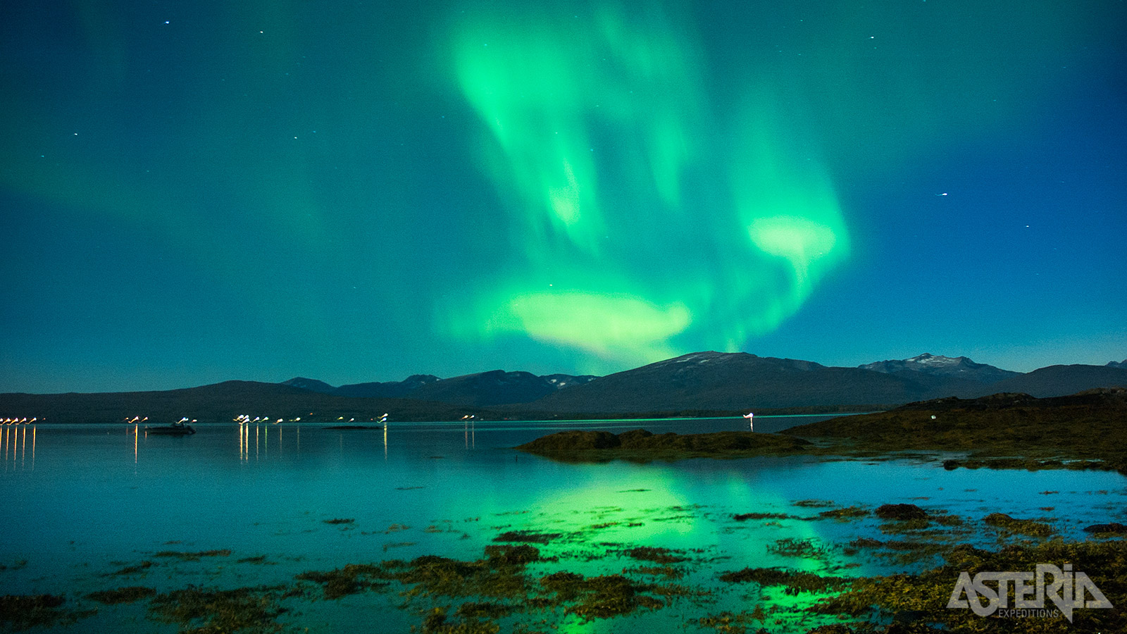 Het betoverende noorderlicht boven Tromsø