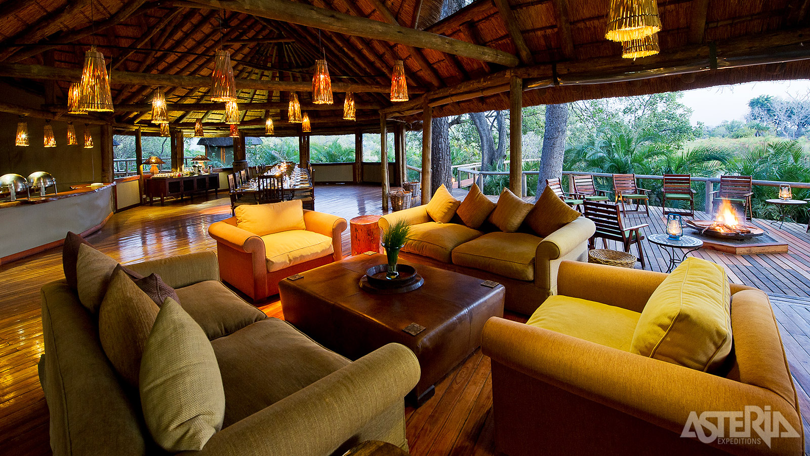 Xigera Safari Lodge is één van de meest bijzondere accommodaties op een privé-concesie van het Moremi wildreservaat