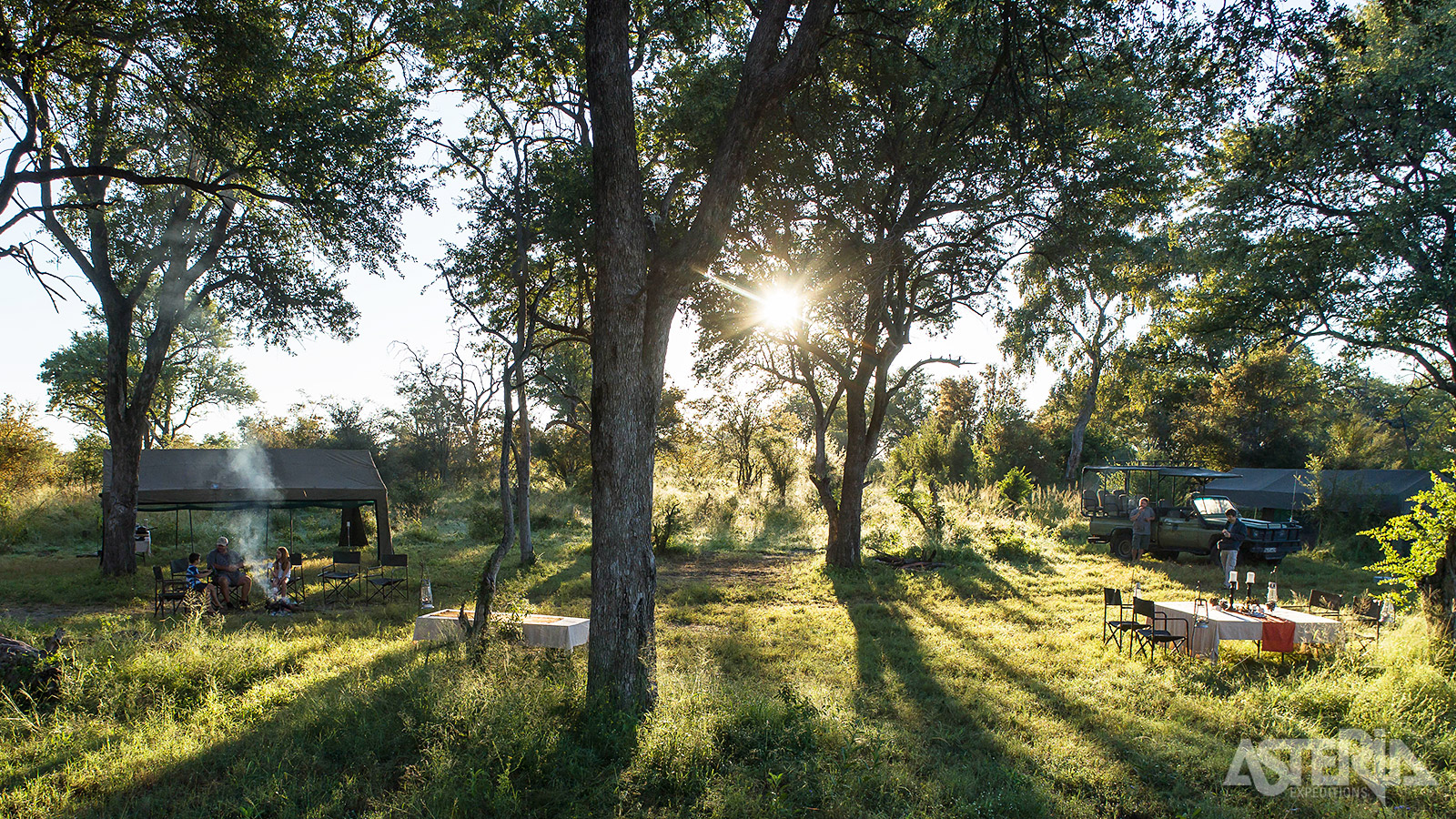 Tijdens de tentsafari ontwaak je elke ochtend op een andere locatie
