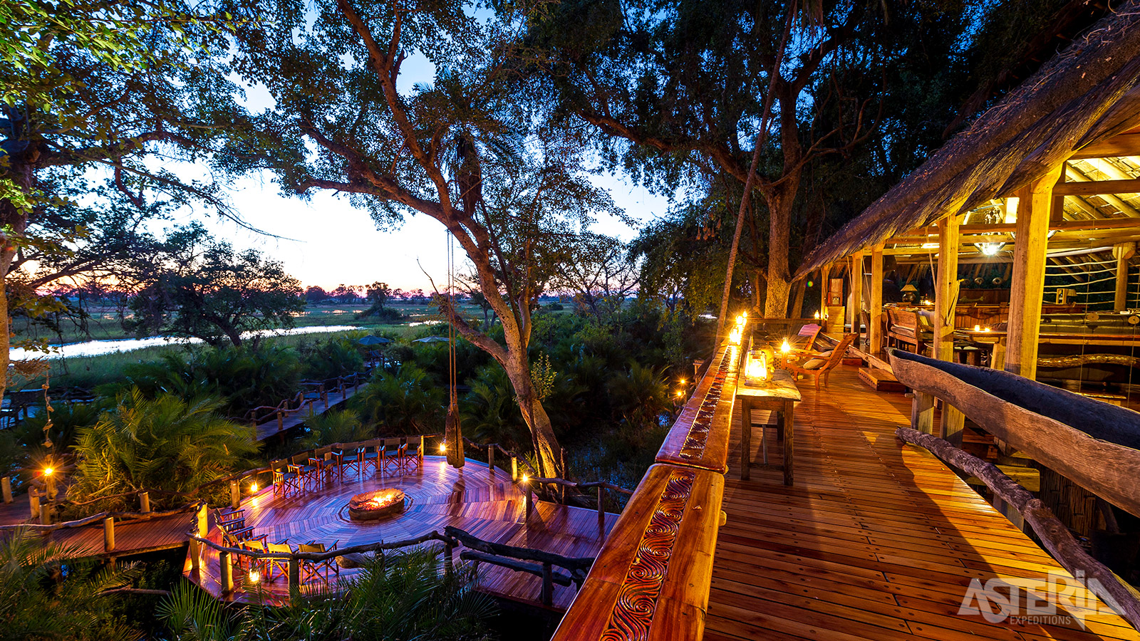 Het uitstekende Jao Camp ligt in de gelijknamige concessie van de waterrijke Okavango Delta