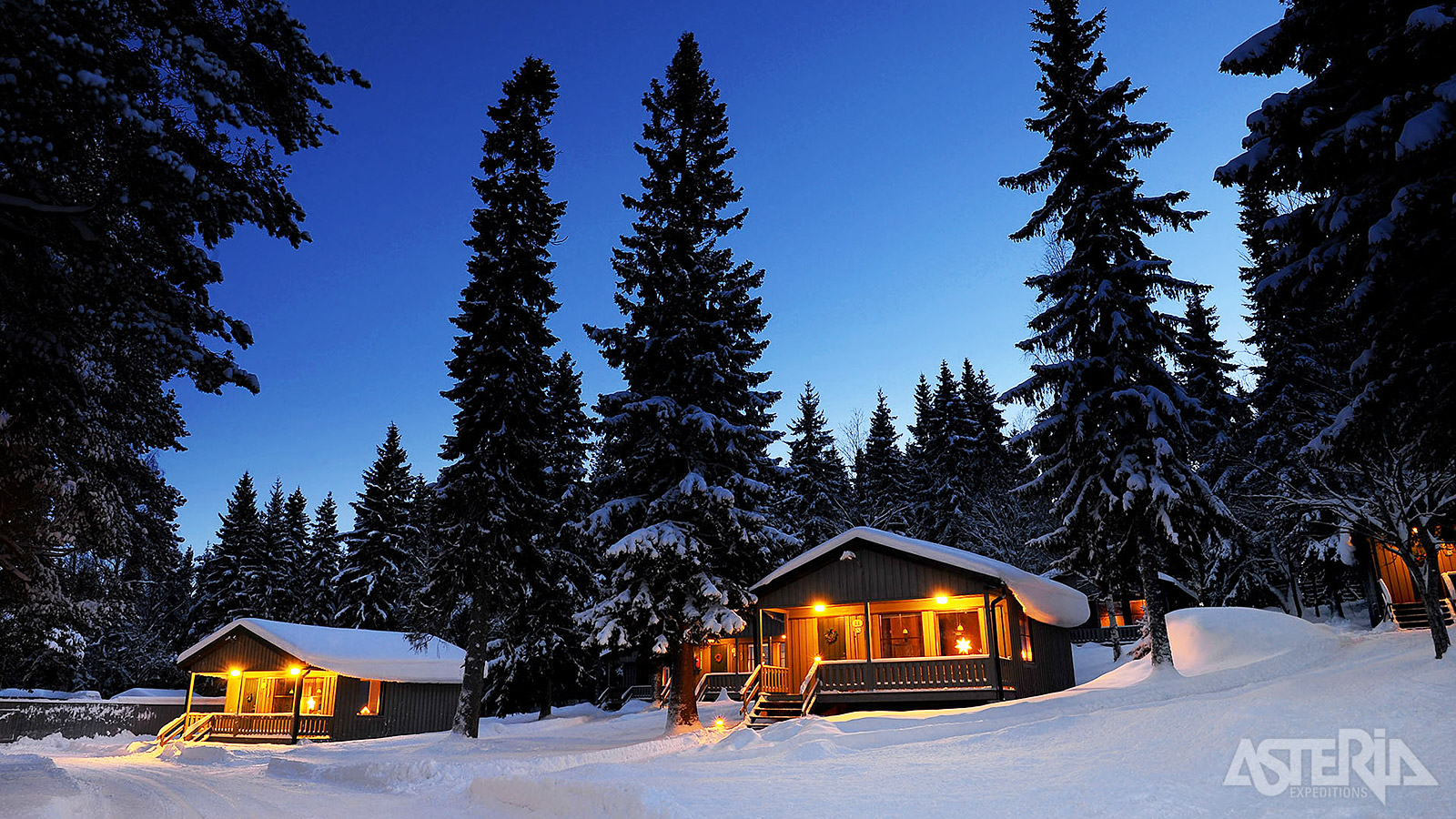 De gezellige chalets nabij de hoofdchalet staan garant voor een geslaagd verblijf