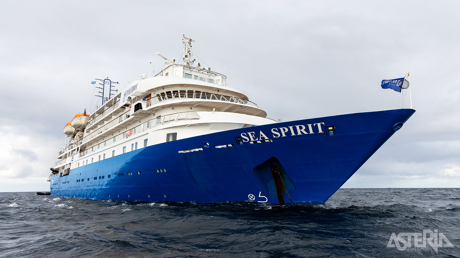 Aan boord van het expeditieschip MV Sea Spirit geniet je van comfort en persoonlijke service