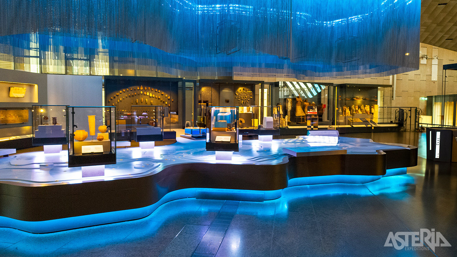 De inrichting van het Grand Egyptisch Museum is gericht op beleving en context