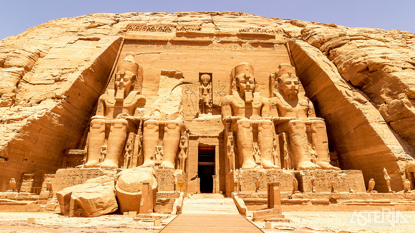 De tempel van Aboe Simbel is n van de mooiste en meest complete tempels ter wereld - Unesco
