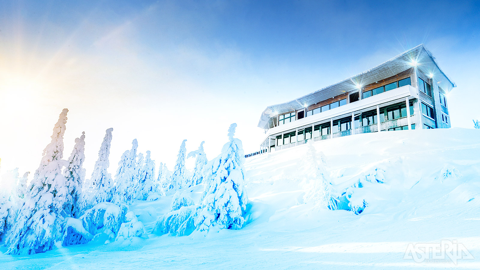 Kom tot rust tijdens een verblijf in een chalet, hotelkamer of Aurora View Suite