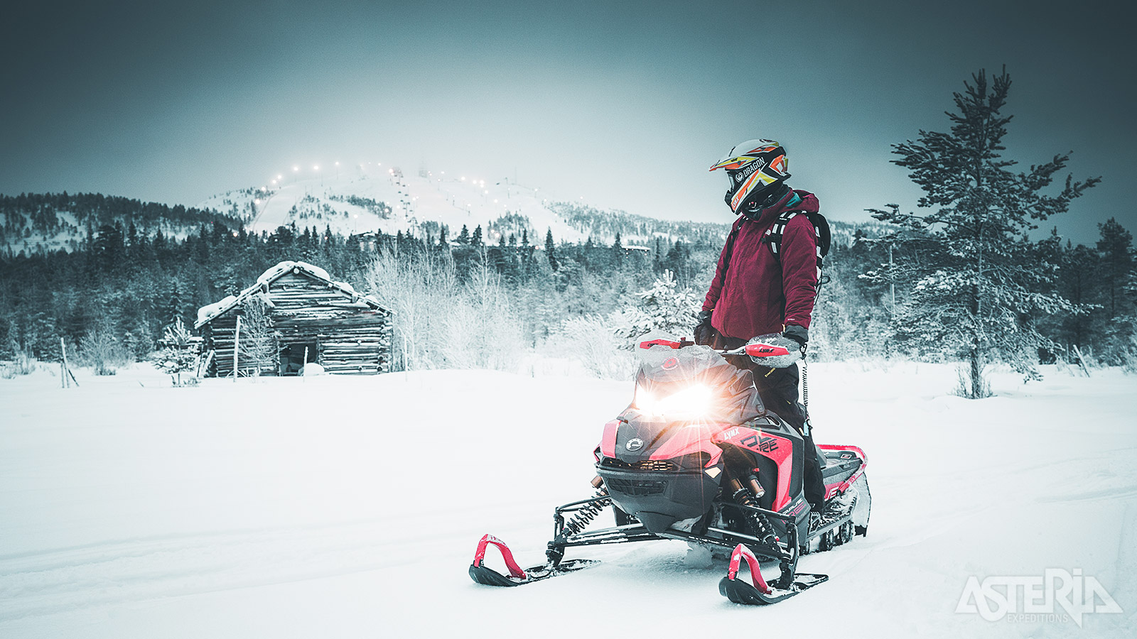 Om grotere afstanden in de sneeuw af te leggen kan je rekenen op een sneeuwscooter