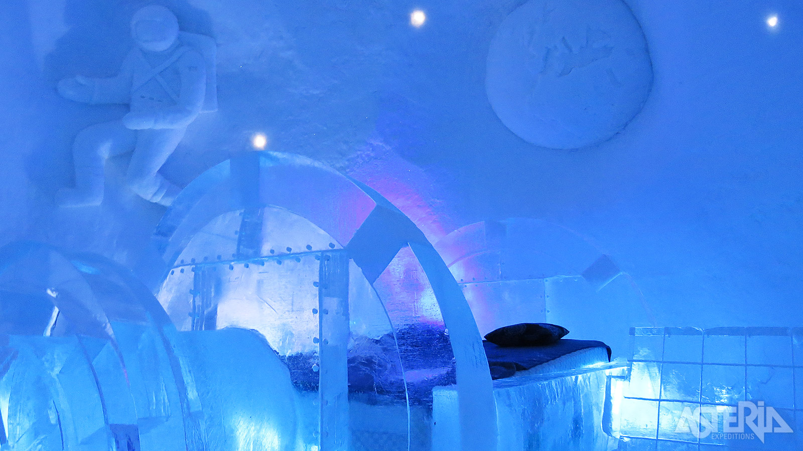 Elk van de Ice Suites van het Snow Village is een uniek ontwerp