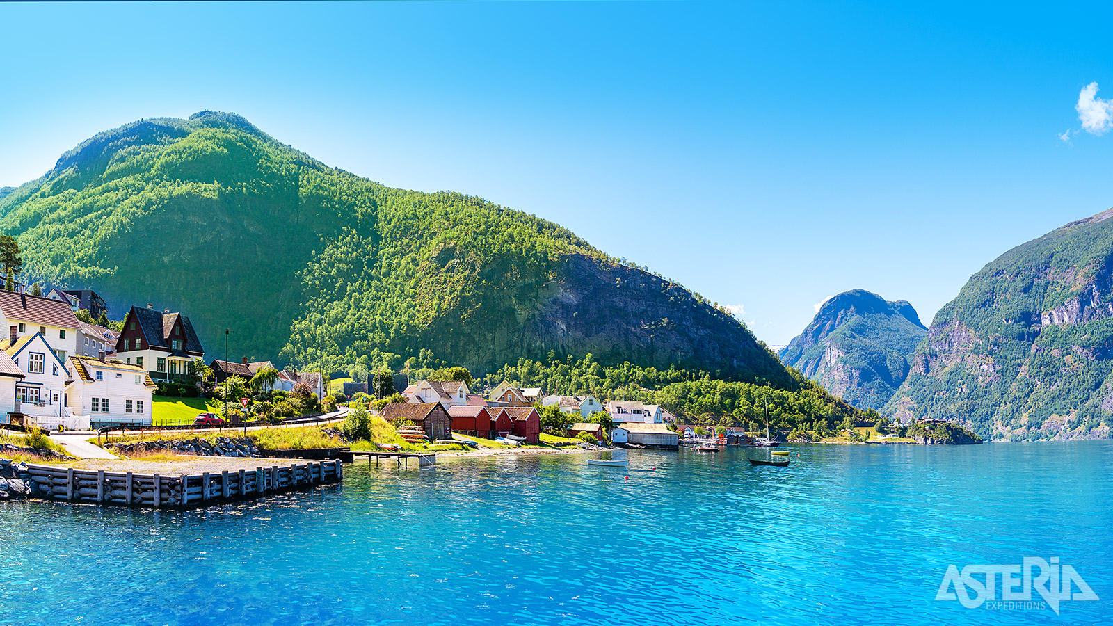 Aurlandsfjord is één van de meest schilderachtige fjorden van Noorwegen