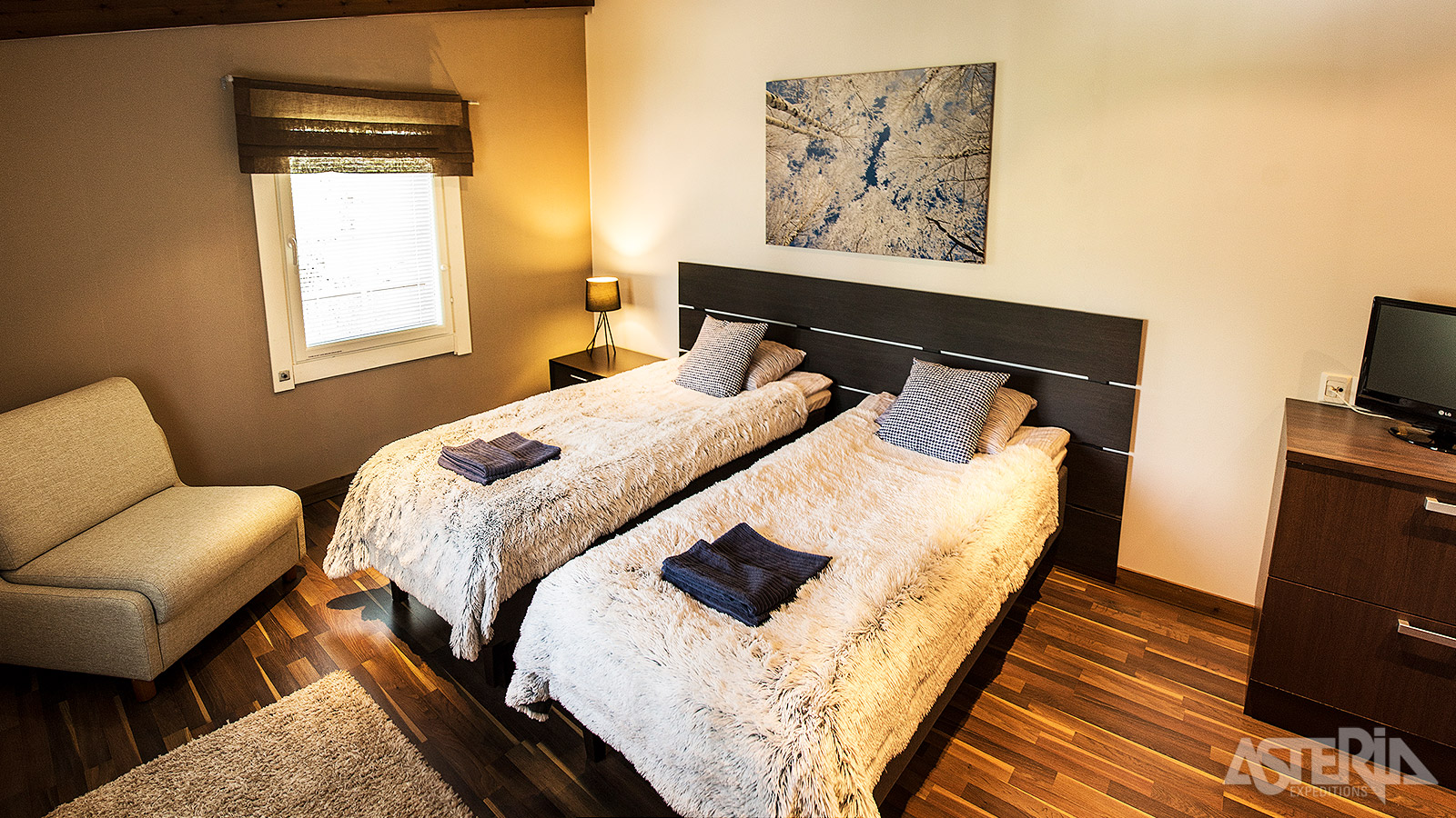Het hotel beschikt over 11 2-persoonskamers met een eigen badkamer