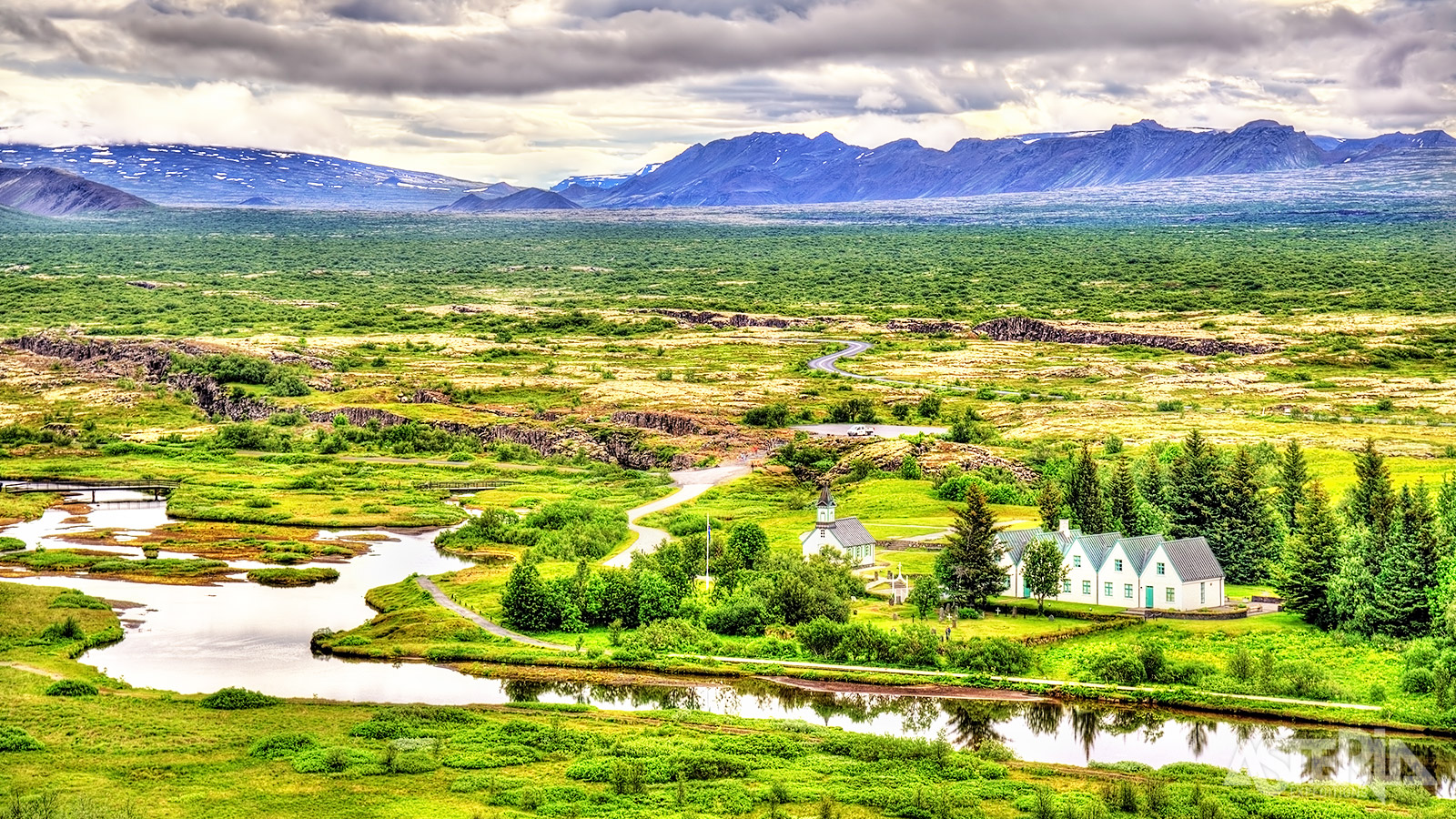 Thingvellir National Park werd in 2004 opgenomen als Unesco werelderfgoed en was de eerste plek waar de Vikingen hun parlement hielden