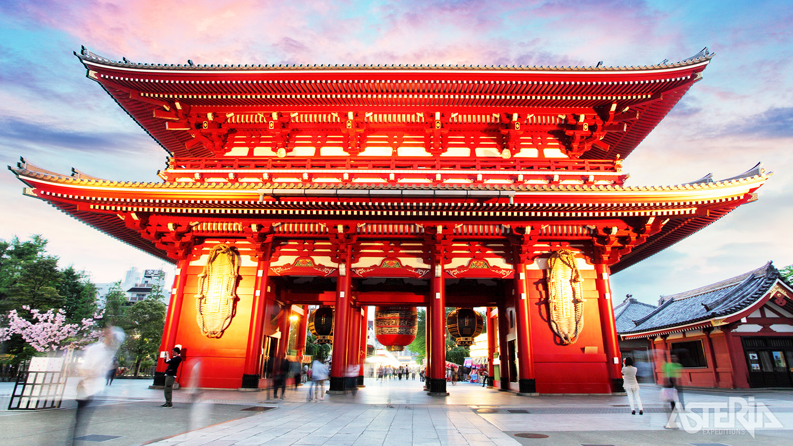 De Senso-ji of Asakusa Kannon tempel is de oudste en bekendste boeddhistische tempel van Tokio