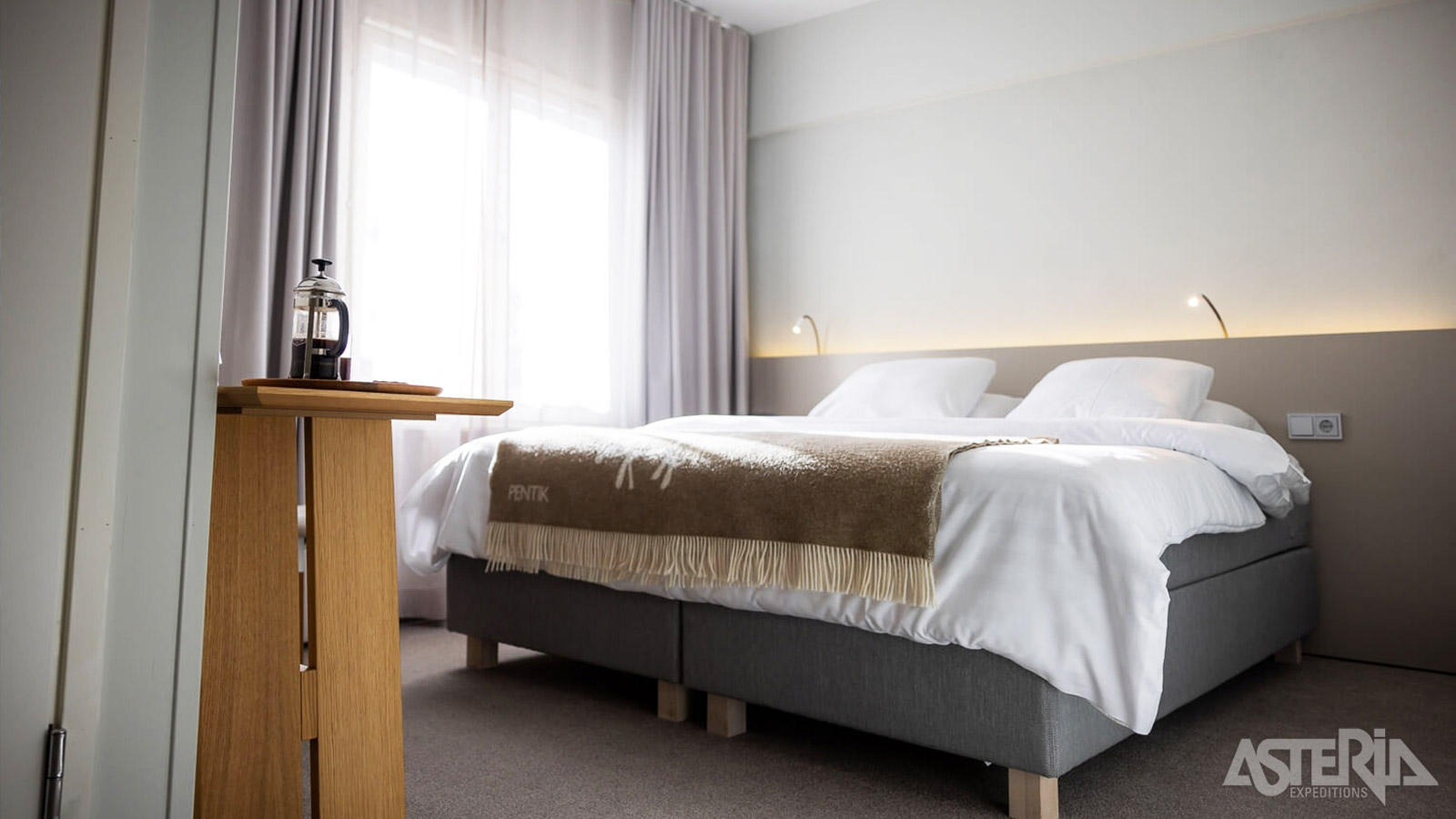 Juutua Wilderness Hotel heeft meerdere kamertypes waaronder Wilderness Rooms