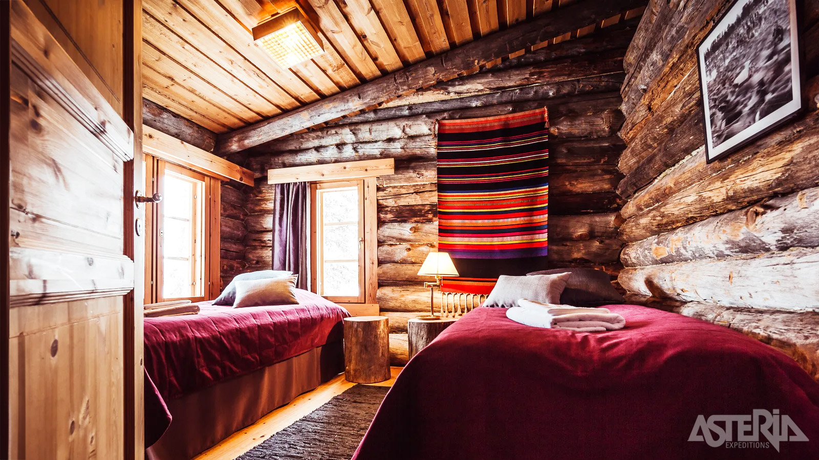 In elke chalet vind je 2 tot 3 eenvoudige maar comfortabele kamers