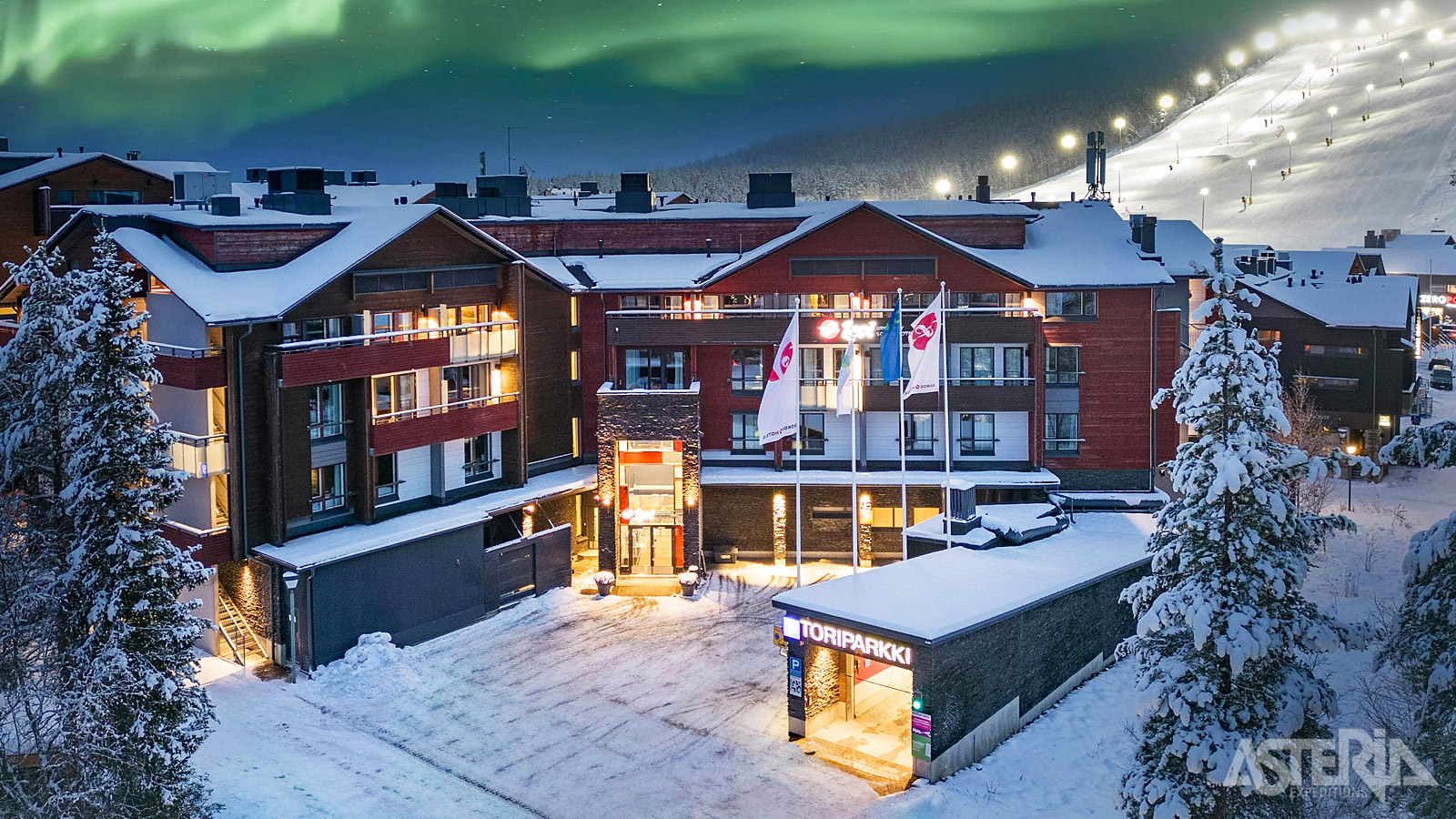 Ook het Sokos Break Levi hotel**** hotel in Levi ligt op wandelafstand van de skipistes