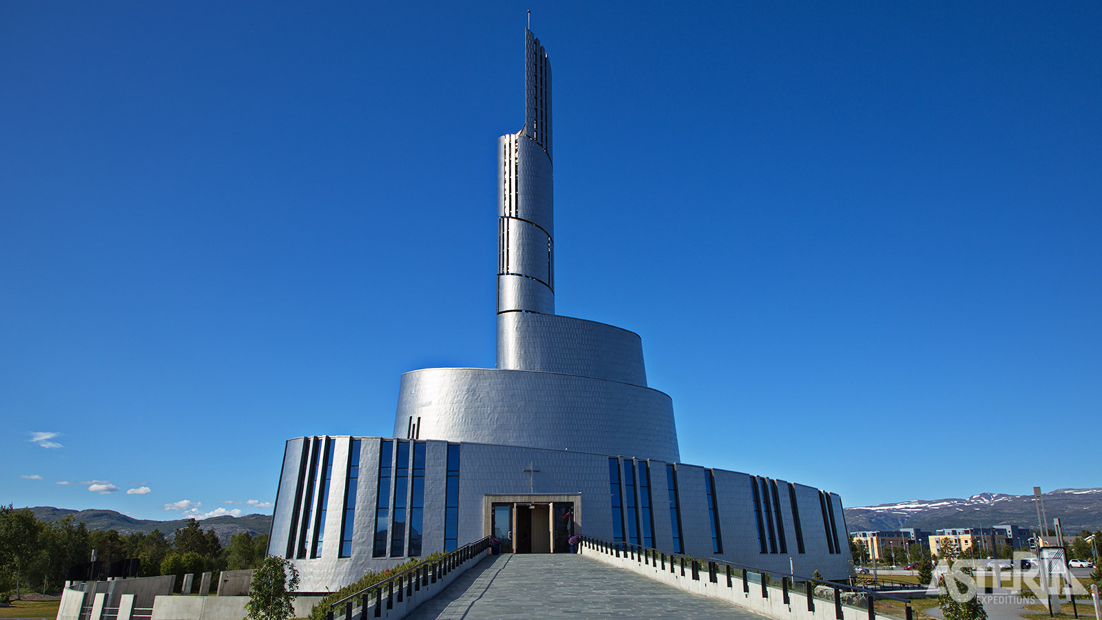 De Alta-kathedraal, een opvallend voorbeeld van hedendaagse Scandinavische kerkarchitectuur