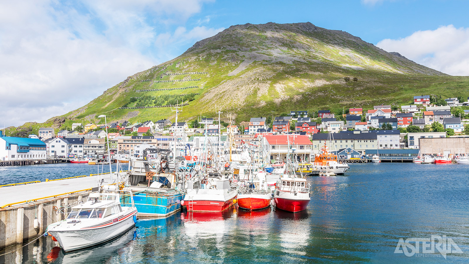 Honningsvåg, één van de meest noordelijke stadjes van Noorwegen