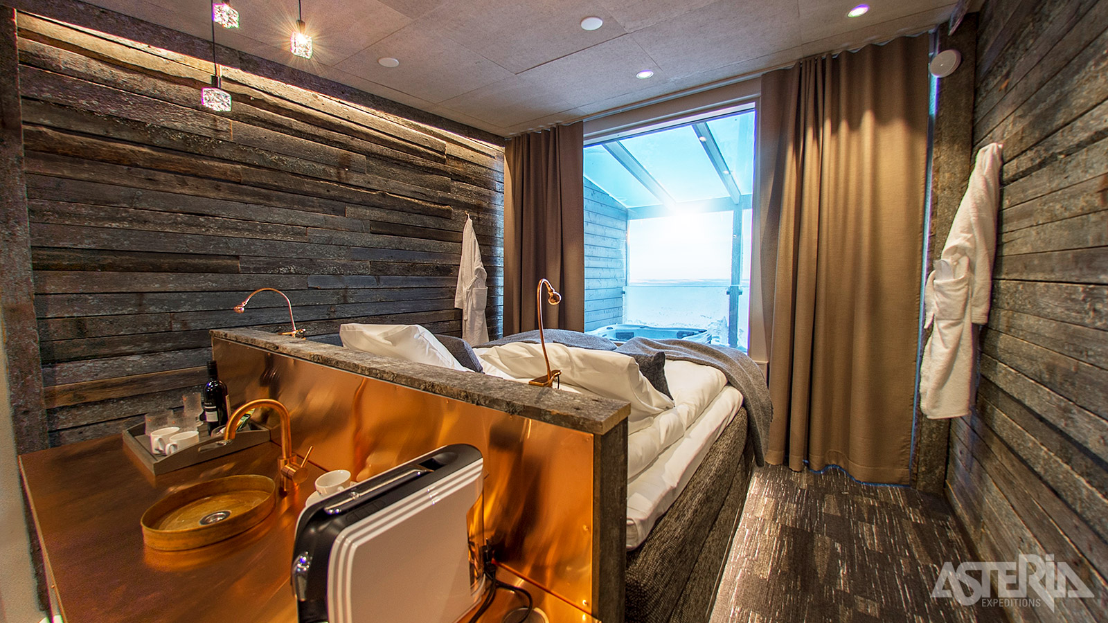 Een Aurora View Suite is dé keuze voor wie droomt van comfort, sfeer en een onvergetelijk uitzicht