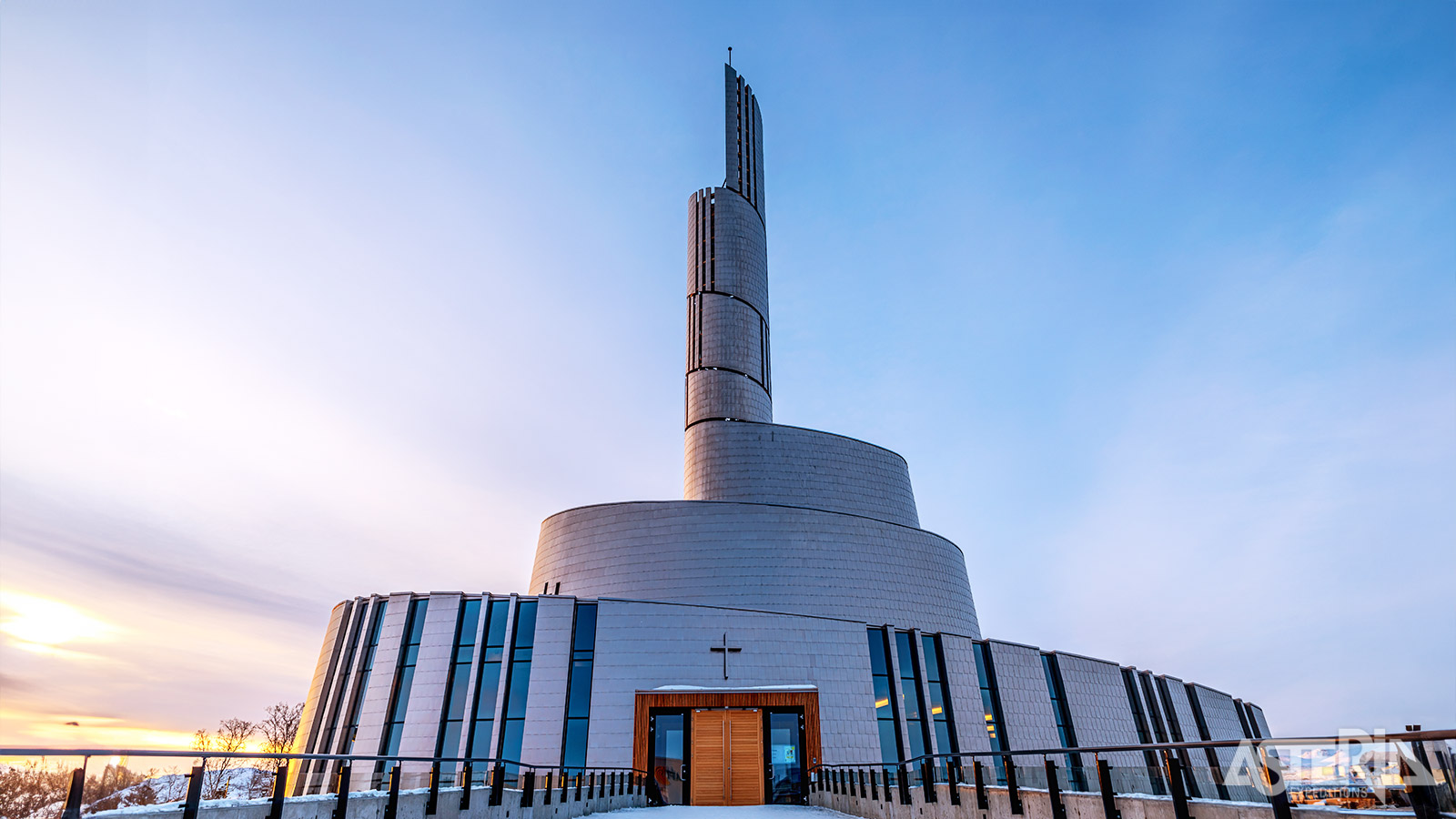 De Noorderlichtkathedraal in Alta is een modern architectonisch hoogstandje en één van de bezienswaardigheden van de stad