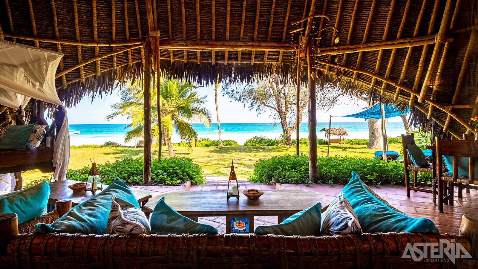 Aan het poederwitte strand in Kenia vind je The Sands at Nomad