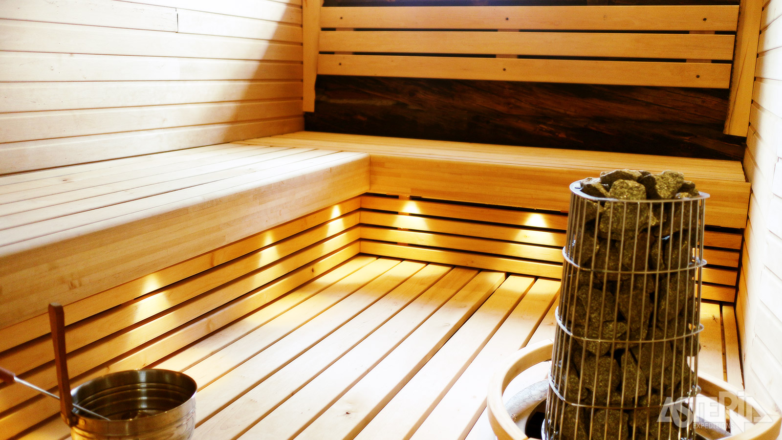 In een  Superior Sauna Room kan je gebruik maken van je eigen sauna